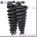 Para las mujeres negras New Hair Indian Deep Wave Raw Hiar Cutícula Alineada cabello humano